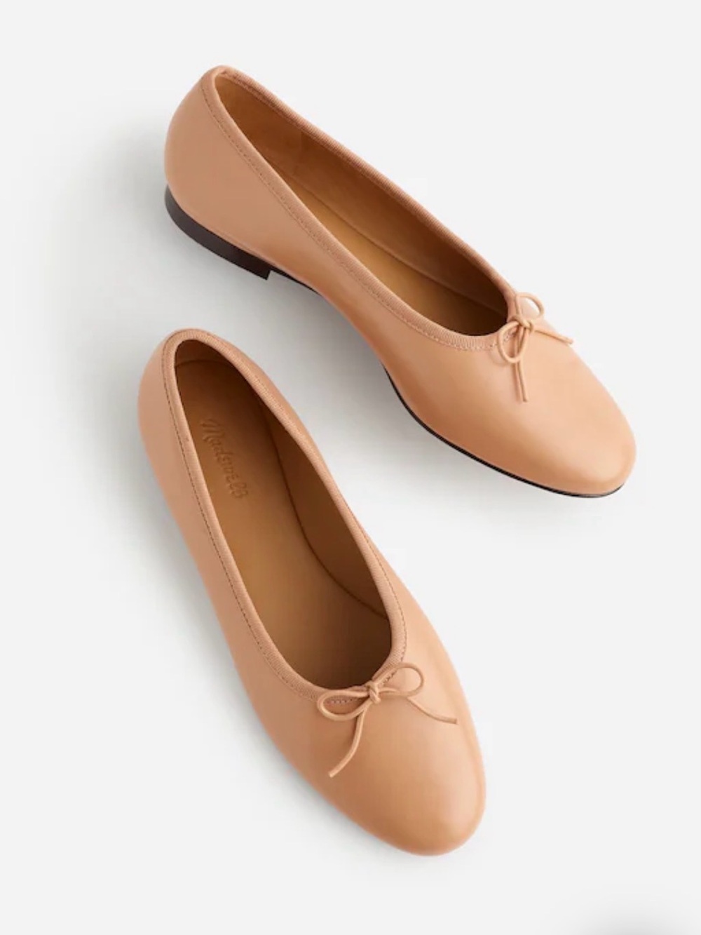 Madewell April Ballet Flats NWOB Warm Sand